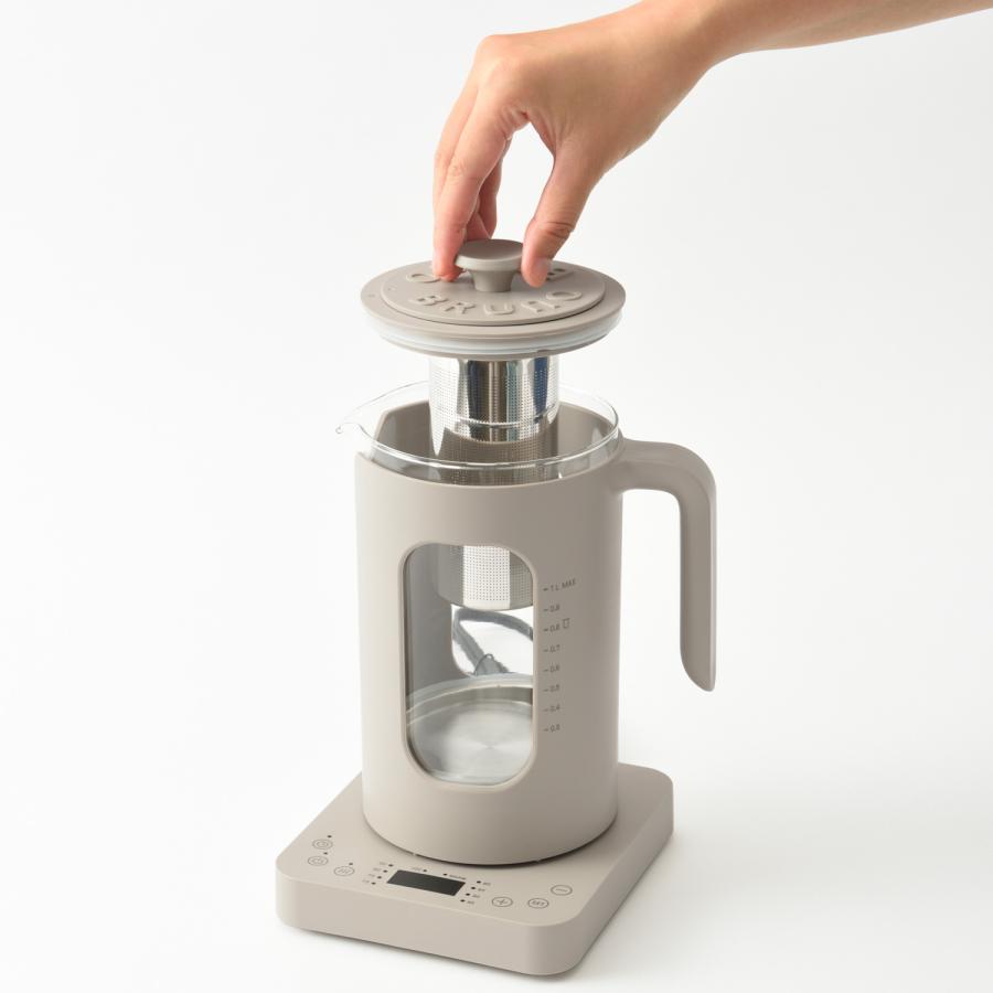 BRUNO（ブルーノ） 特典付き 電気ケトル 1L 温度調節 マルチケトル