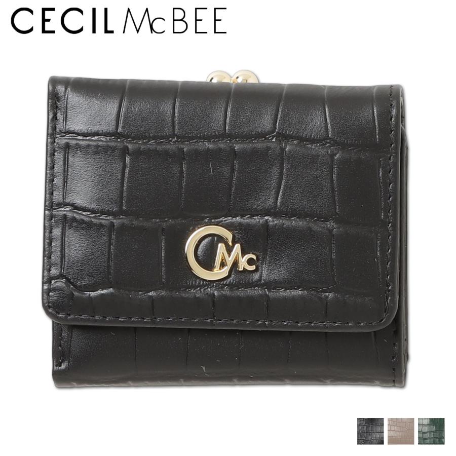 CECIL McBEE セシルマクビー 財布 三つ折り レディース がま口 