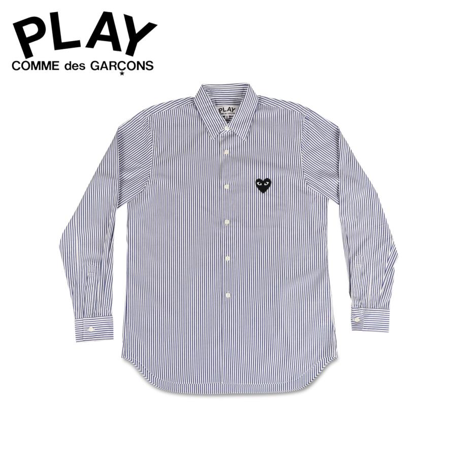 PLAY COMME des GARCONS プレイ コムデギャルソン シャツ 長袖 メンズ 大宮 コムデギャルソン ワイシャツ ストライプ シャツ