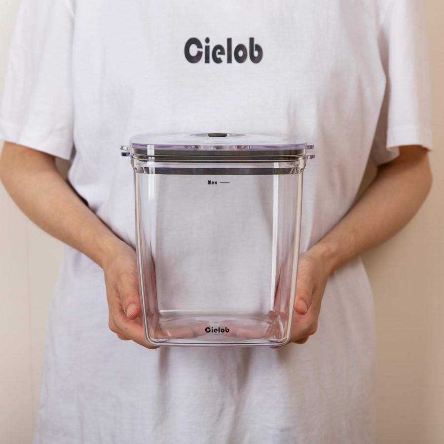 Cielob（セーロブ） 真空保存容器 電動バキュームポンプ 4点セット