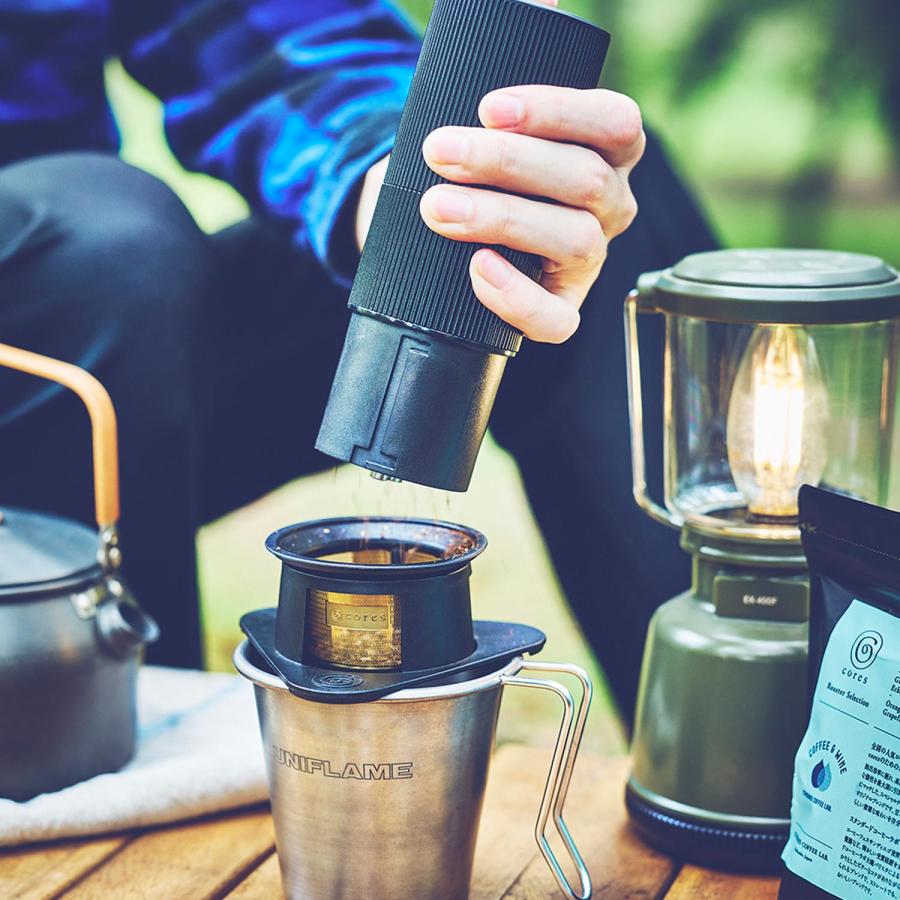 コレス cores コーヒーミル コーヒーマシーン 珈琲ミル コーヒーグラインダー USB充電式 PORTABLE COFFEE GRINDER ブラック 黒 C350 母の日｜sugaronlineshop｜04