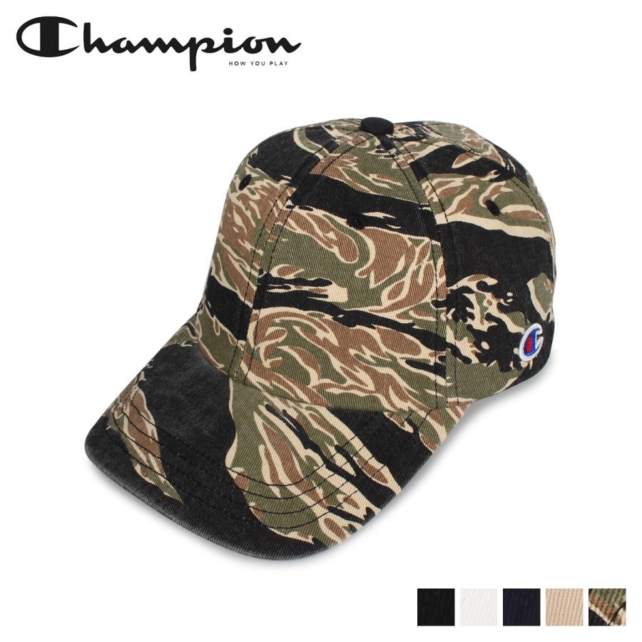 Champion チャンピオン キャップ 帽子 メンズ レディース 迷彩 無地 Cap ブラック ホワイト ネイビー ベージュ カモ 黒 白 181 014a Chm 181 014a シュガーオンラインショップ 通販 Yahoo ショッピング