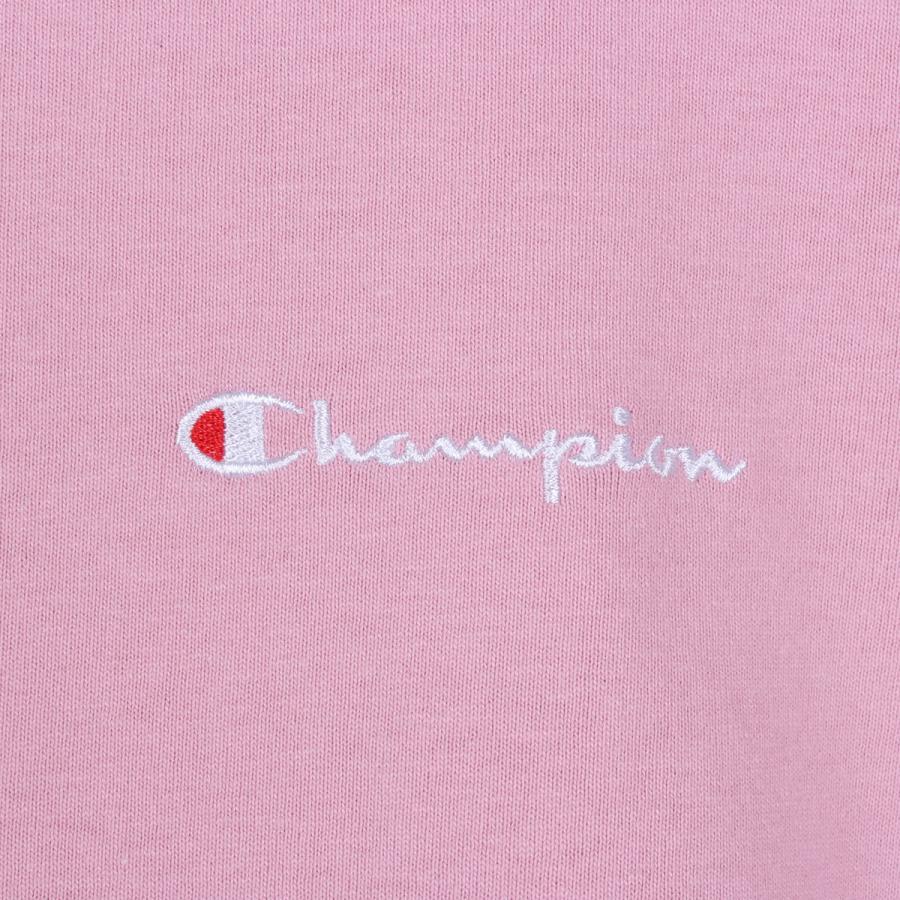 Champion チャンピオン ワンピース 半袖 Tシャツワンピース レディース ONEPIECE DRESS ブラック ホワイト カーキ オフ ピンク 黒 白 CW-S304｜sugaronlineshop｜10