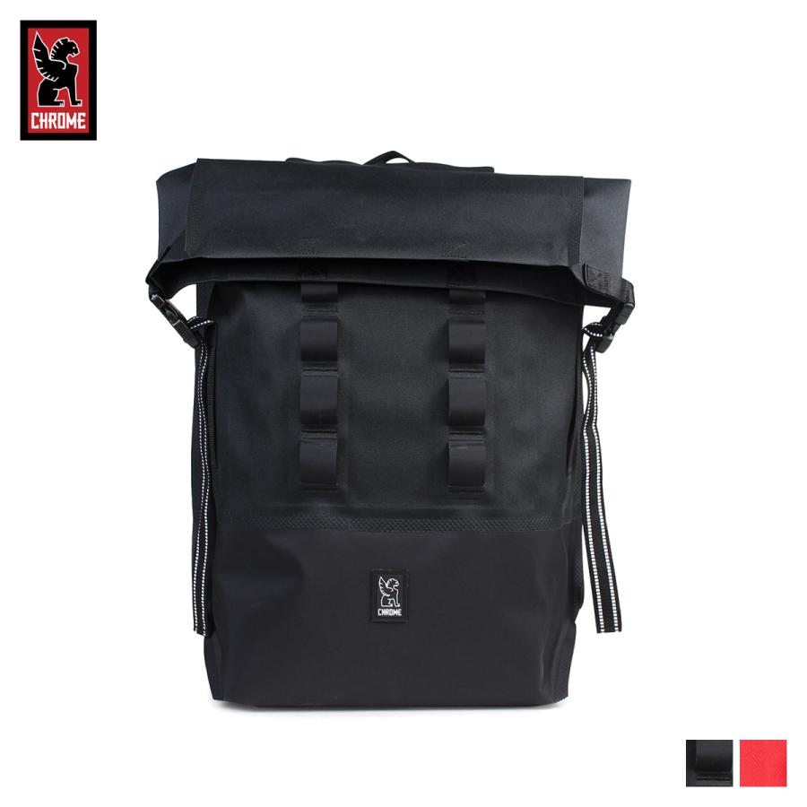 CHROME リュック バッグクローム バックパック 28L メンズ レディース URBAN EX ROLLTOP BG-218 ブラック レッド 黒  : chrm04-170527-01 : シュガーオンラインショップ - 通販 - Yahoo!ショッピング