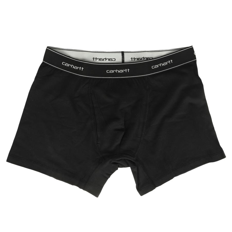 carhartt カーハート ボクサーパンツ 下着 インナー アンダーウェア メンズ 前閉じ COTTON TRUNKS ブラック 黒 I029375｜sugaronlineshop｜07