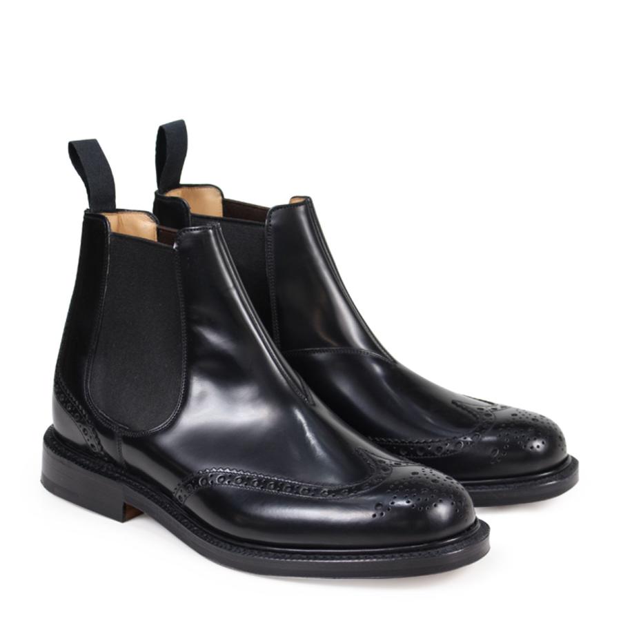Churchs 靴 チャーチ ブーツ サイドゴア ショートブーツ ウイングチップ メンズ Ketsby Chelsea Boots ブラック 黒 Etb001 Crh Etb001 シュガーオンラインショップ 通販 Yahoo ショッピング
