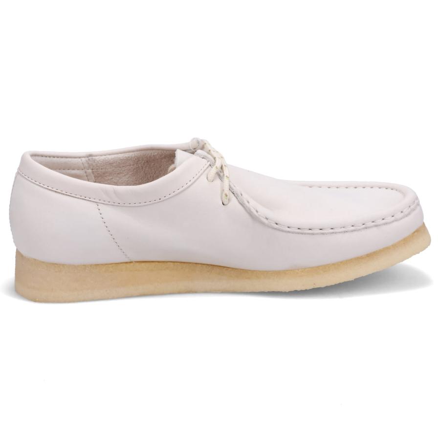 Clarks Originals クラークス オリジナルズ ブーツ ワラビー レディース WALLABEE ホワイト 白 26166299｜sugaronlineshop｜02