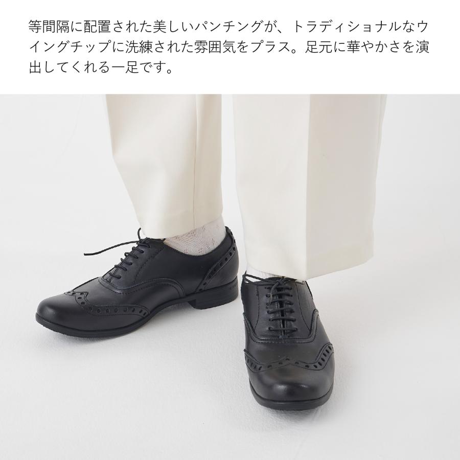 ショセ chausser トラベル シューズ ウィングチップ レースアップ レディース 本革 Eワイズ 日本製 WING TIP TR-004_5