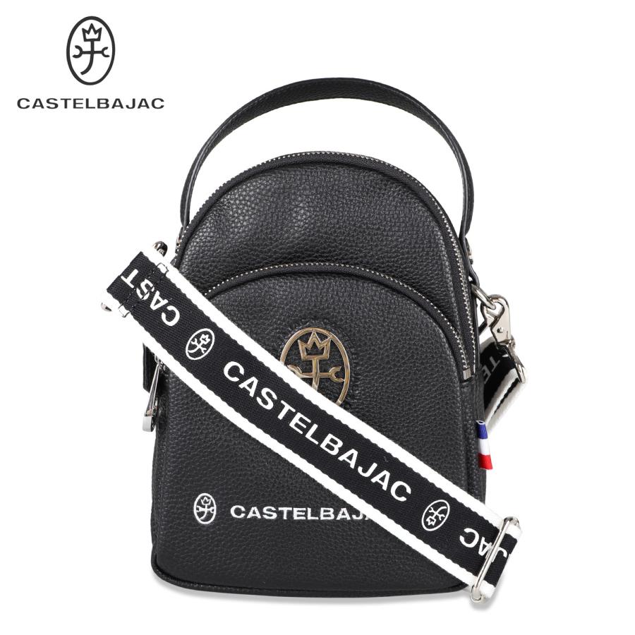 カステルバジャック ハロゲン ミニショルダーバッグ ブラック CASTELBAJAC（カステルバジャック） ショルダーバッグ ハロゲン メンズ
