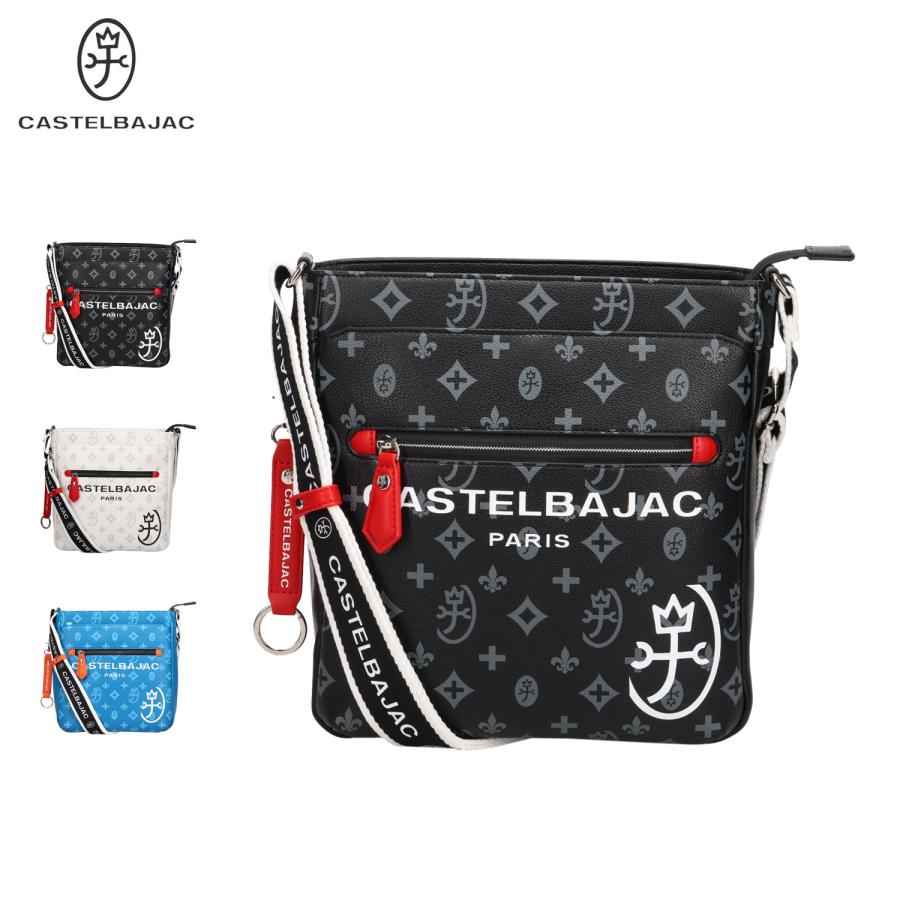CASTELBAJAC ブラックショルダーバッグ CASTELBAJAC（カステルバジャック） ショルダーバッグ メンズ