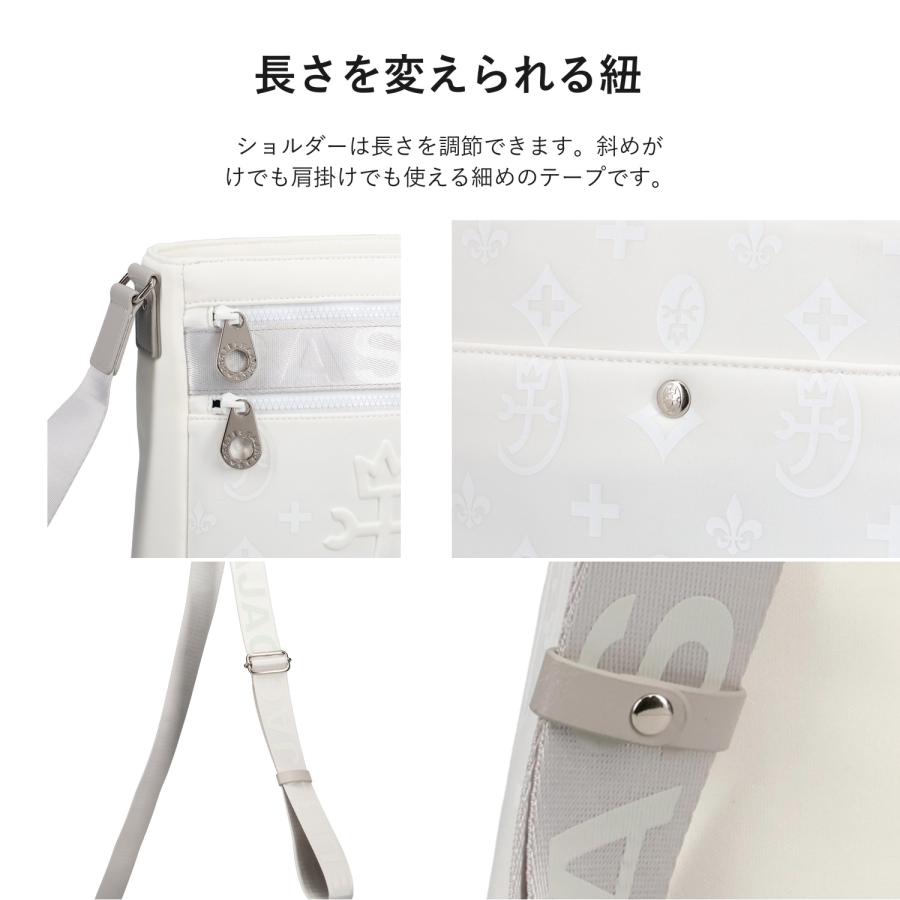 B*K様 【新品】カステルバジャック 60152 ショルダーバッグ ホワイト 白 CASTELBAJAC（カステルバジャック） バッグ ショルダーバッグ メンズ