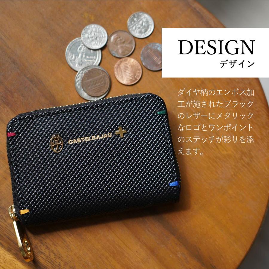 お値下げ不可　コラボ限定品　新品未使用品　牛革　黒　小銭入れ　カステルバジャック CASTELBAJAC（カステルバジャック） 財布 小銭入れ コインケース