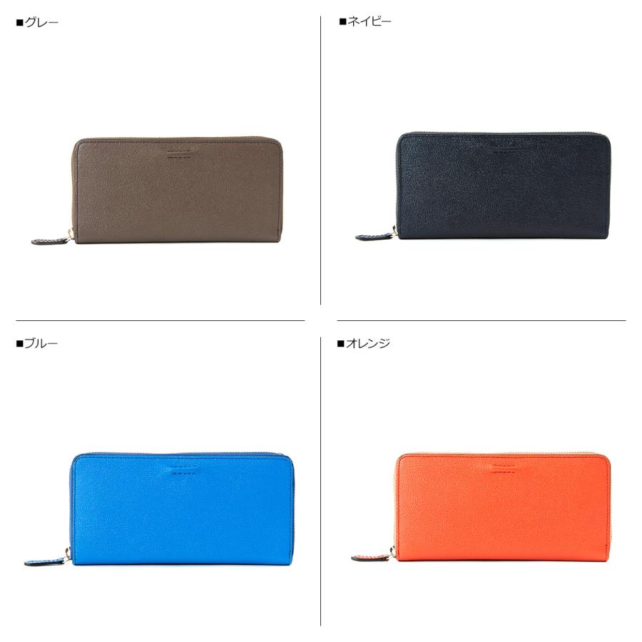 カクタ CACTA 財布 長財布 メンズ レディース ラウンドファスナー 本革 CHIP LONG WALLET グレー ネイビー ブルー オンレジ 2001 CACT'A（カクタ） CACTA 長財布 メンズ レディース ラウンドファスナー