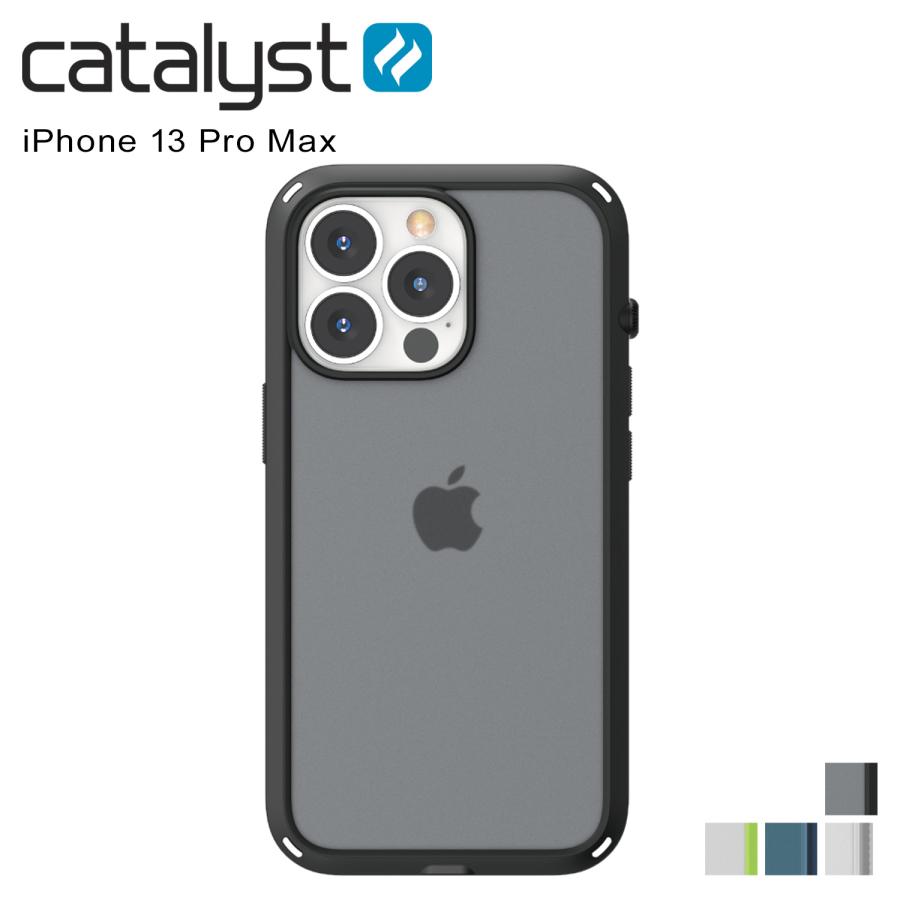 Catalyst カタリスト iPhone 13 Pro MAX ケース スマホケース 携帯 アイフォン 衝撃吸収ケース メンズ レディース 耐衝撃 ブラック ブルー ライトグリーン クリア 黒 CT-IPICIP21L 【ネコポス可】