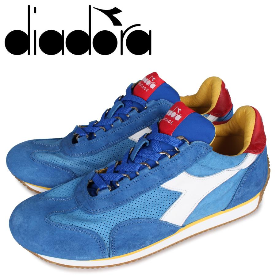Diadora ディアドラ エキップ スエード スニーカー メンズ Equipe Suede Sw ブルー Ddr 5042 シュガーオンラインショップ 通販 Yahoo ショッピング