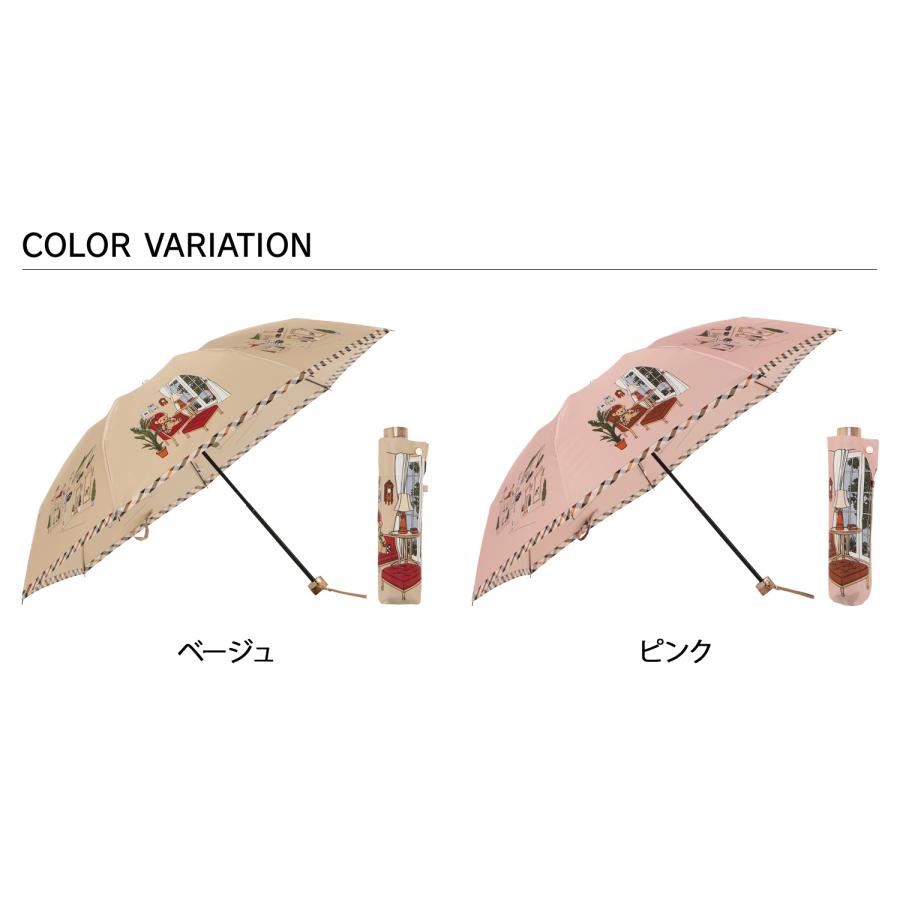 DAKS（ダックス） 折りたたみ傘 雨傘 レディース 55cm 軽量 コンパクト