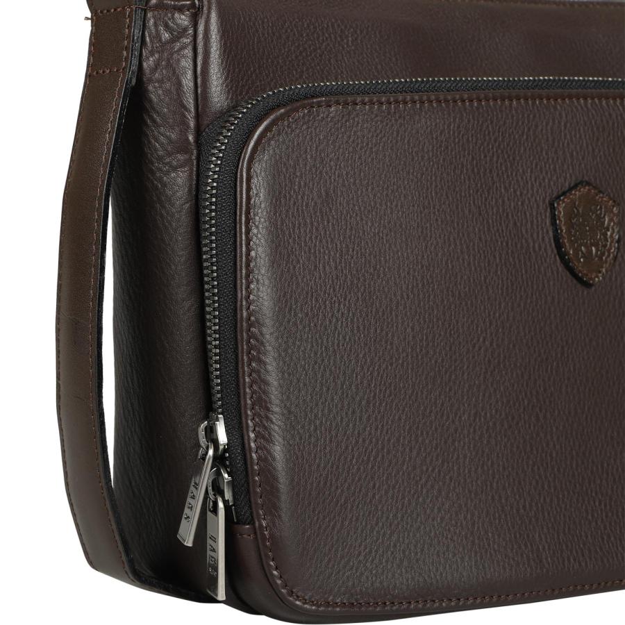 DAKS（ダックス） ショルダーバッグ メンズ 斜め掛け 本革 SHOULDER