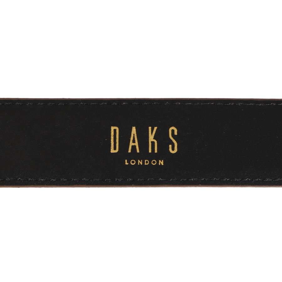 DAKS（ダックス） ベルト メンズ LEATHER 本革 ブラック BELT ダーク