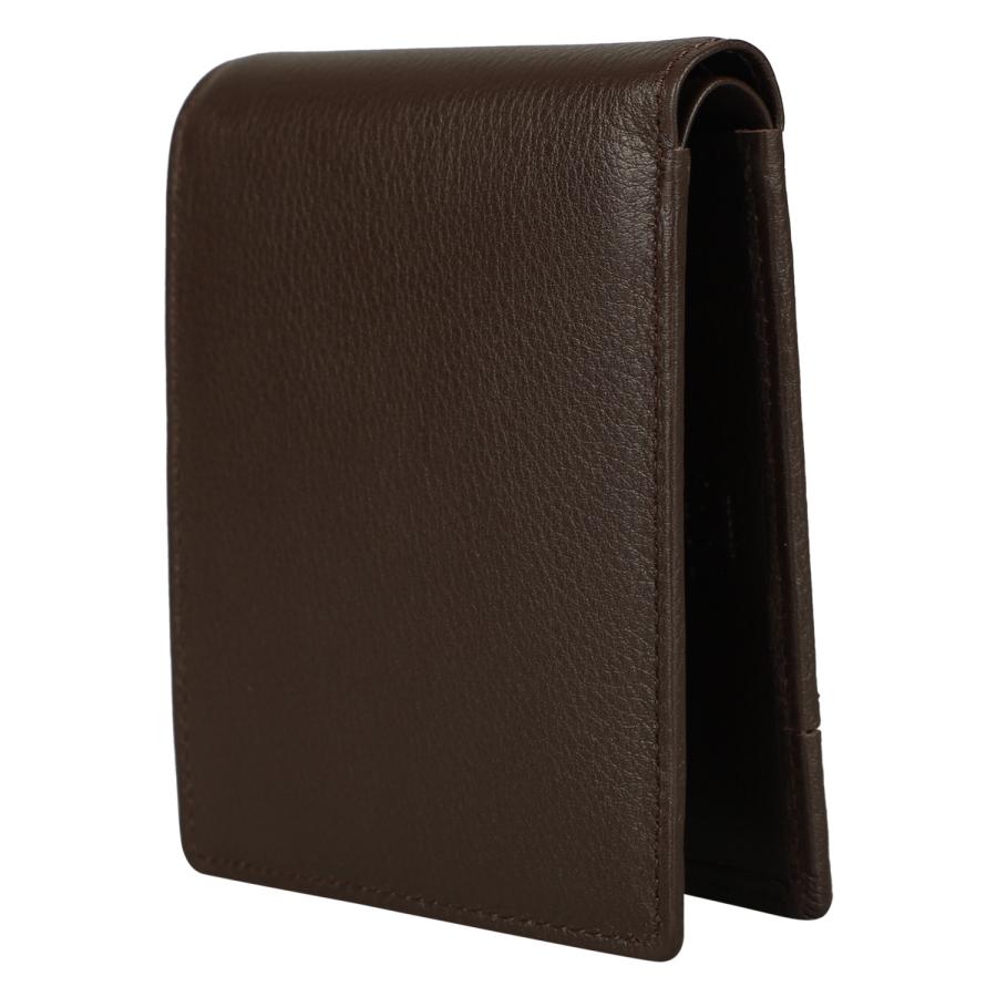 DAKS（ダックス） 二つ折り財布 メンズ WALLET 本革 ブラック ブラウン