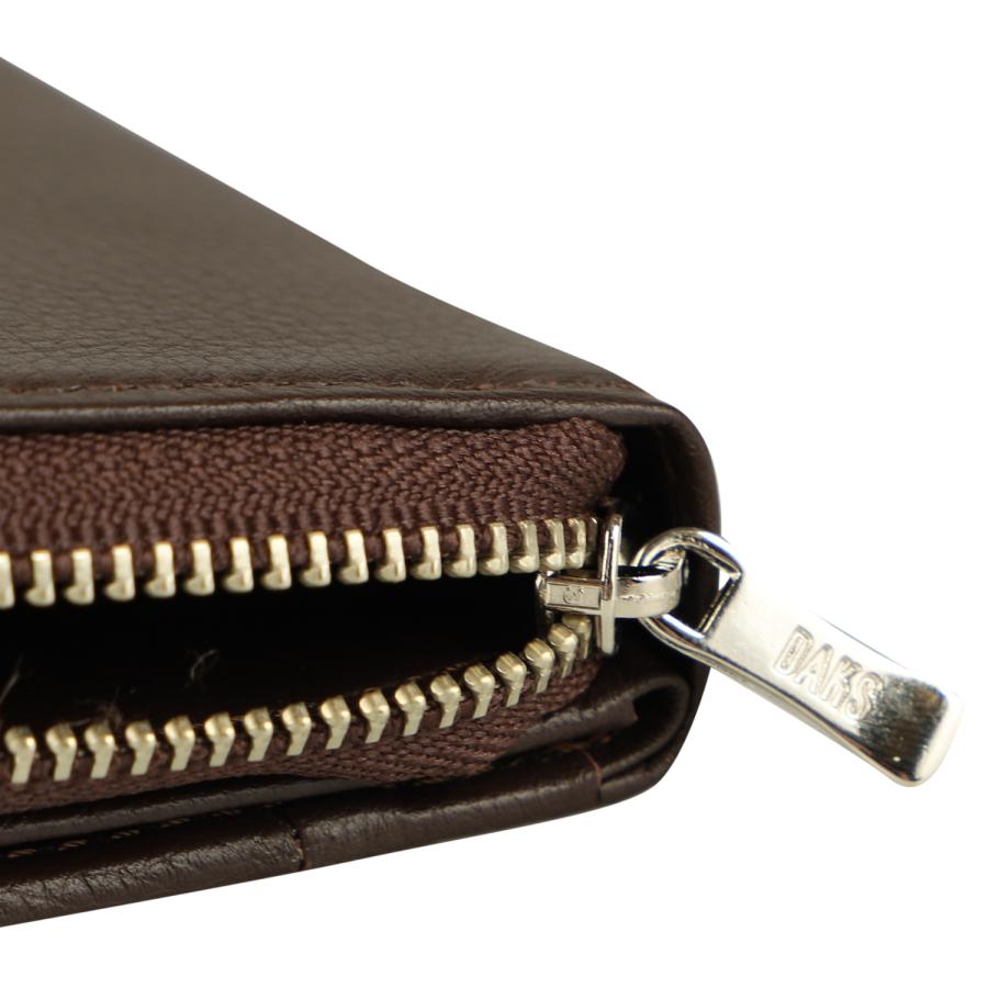 DAKS ダックス 財布 小銭入れ キーケース キーホルダー マルチパース メンズ ラウンドファスナー 本革 MULTI PATH DP27690_6