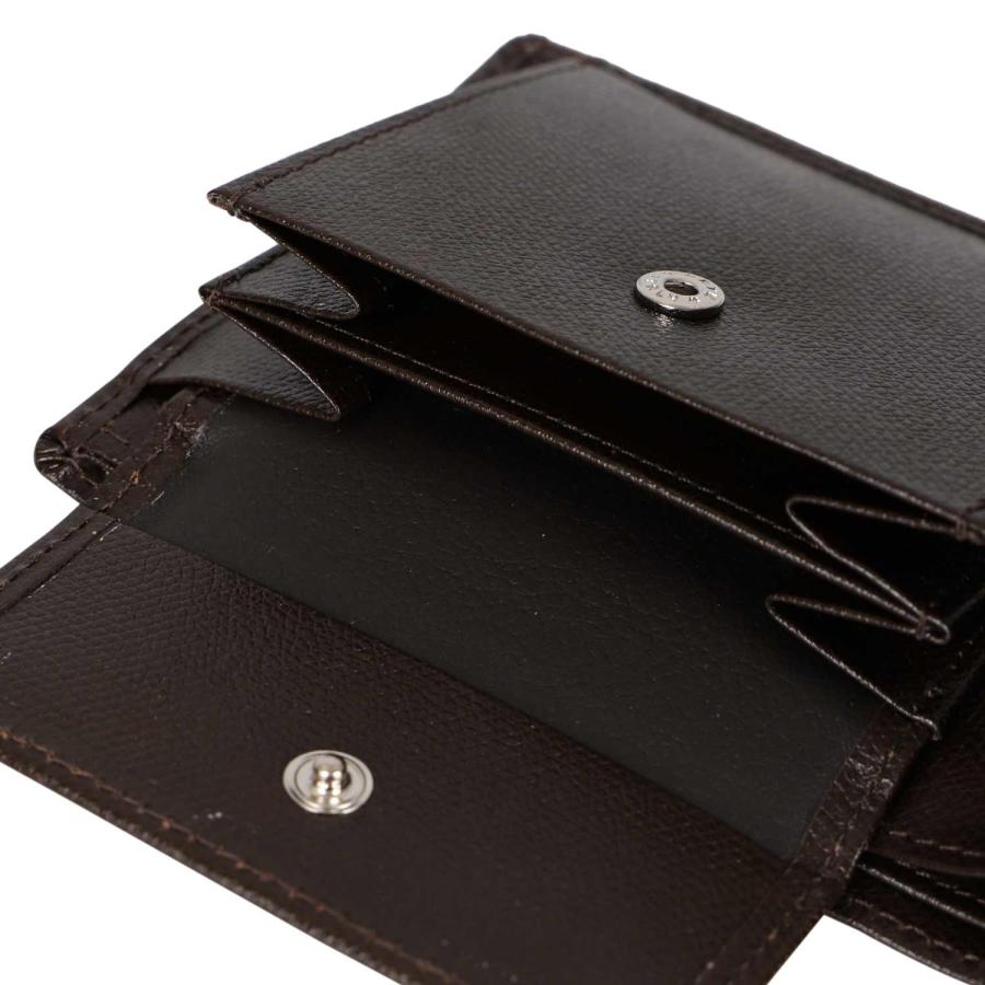 DAKS ダックス 二つ折り財布 メンズ WALLET ブラック ブラウン