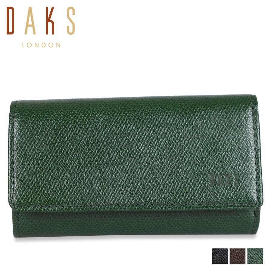 DAKS（ダックス） キーケース メンズ 5連 小銭入れ付き L字ファスナー