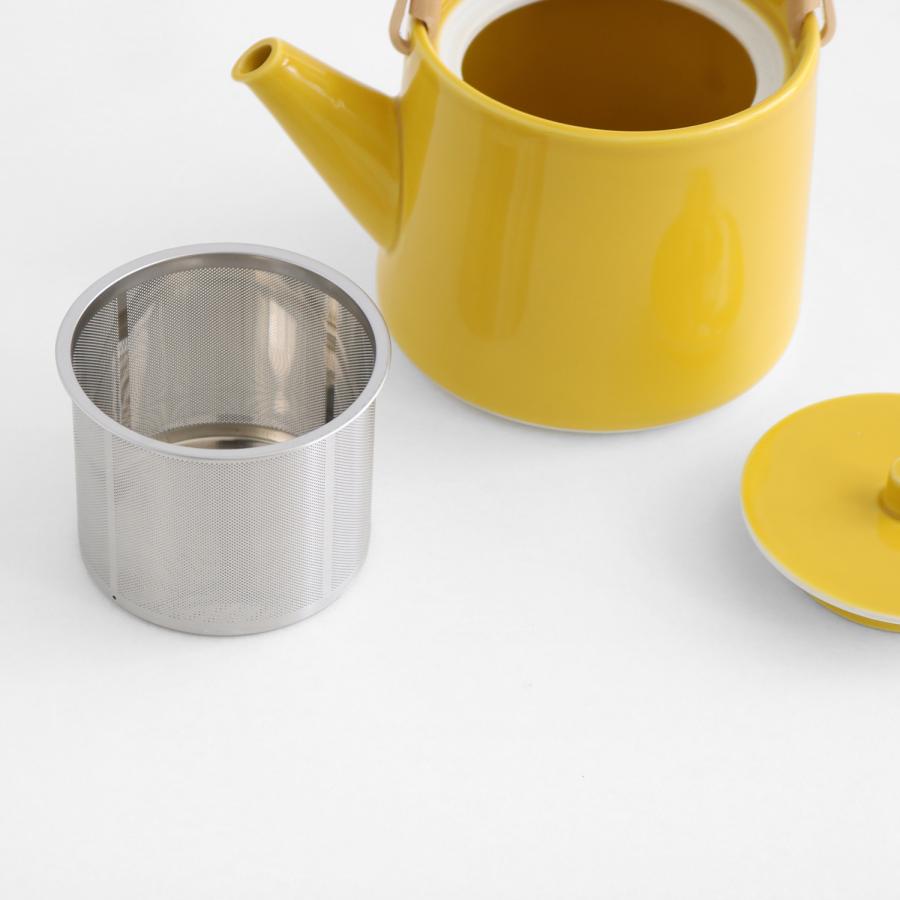 ドー DO ポット ティーポット 700ml 茶こし付き ステンレス 陶器 TEAPOT ホワイト グレー イエロー 白 12110733｜sugaronlineshop｜18