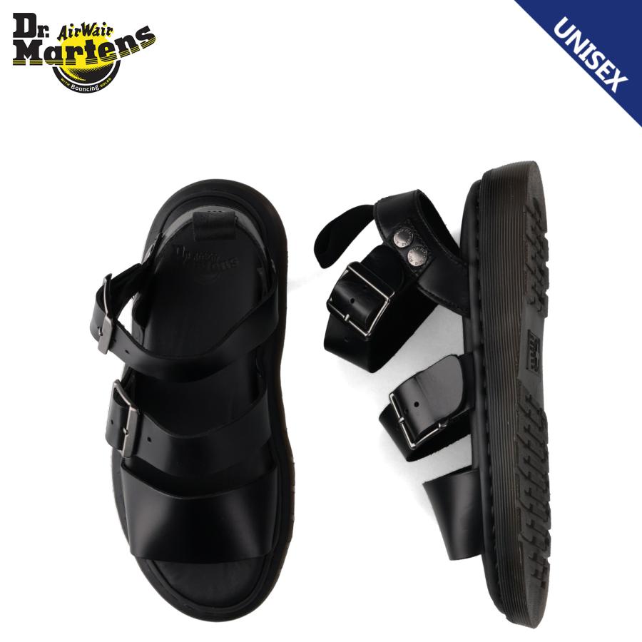 【美品】ドクターマーチン グリフォン 黒 レザー サンダル Dr.Martens（ドクターマーチン） サンダル グリフォン メンズ
