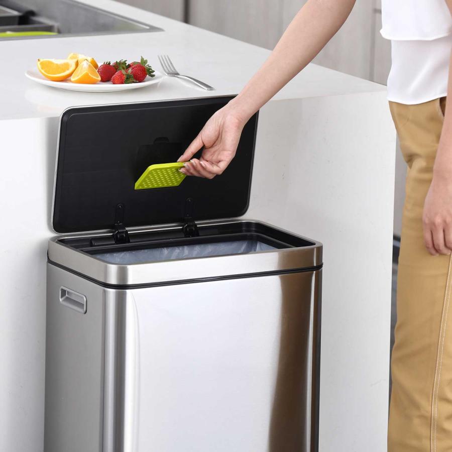 イーケーオー EKO エックスキューブステップビン ゴミ箱 ダストボックス 45L スリム フタ付き X-CUBE STEP BIN EK9368MT-45L｜sugaronlineshop｜06