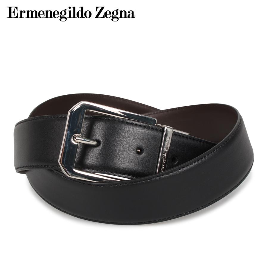 Ermenegildo Zegna エルメネジルドゼニアベルト レザーベルト 本革