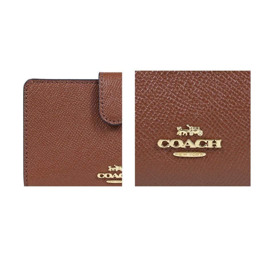 Coach コーチ 財布 レディース 二つ折り レザー ブラウン F F Imeb0 シュガーオンラインショップ 通販 Yahoo ショッピング