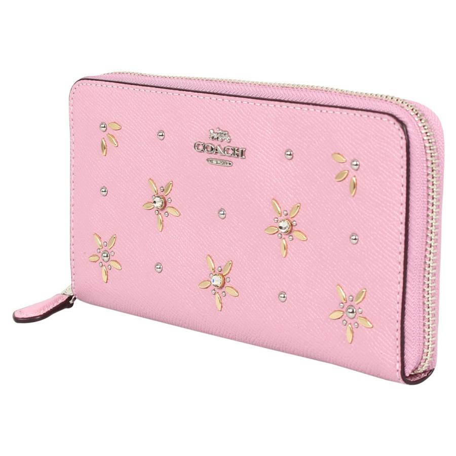 Coach コーチ 財布 長財布 レディース ラウンドファスナー ピンク F722 F722 Sv シュガーオンラインショップ 通販 Yahoo ショッピング