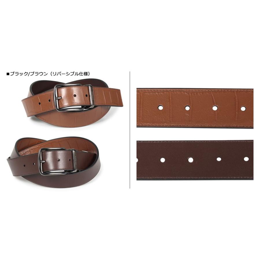 Coach コーチ ベルト レザーベルト メンズ リバーシブル クロコダイル調 ブラウン F Qbsd F Qbsd シュガーオンラインショップ 通販 Yahoo ショッピング