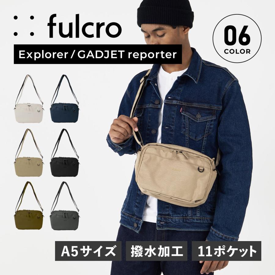 fulcro フルクロ ショルダーバッグ メンズ レディース 斜めがけ 大人