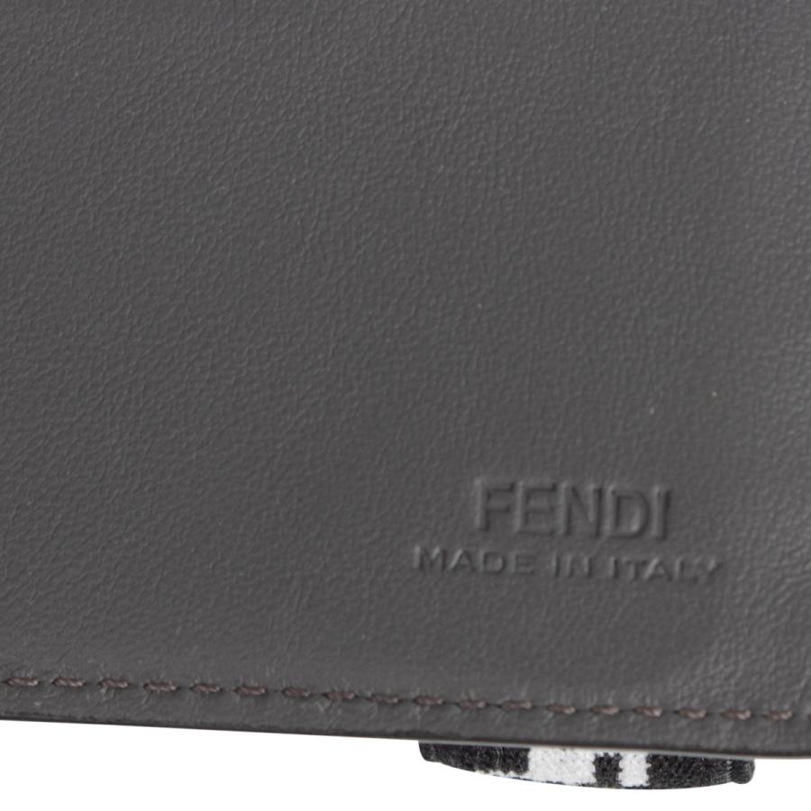 FENDI フェンディ 財布 二つ折り メンズ BI-FOLD WALLET グレー
