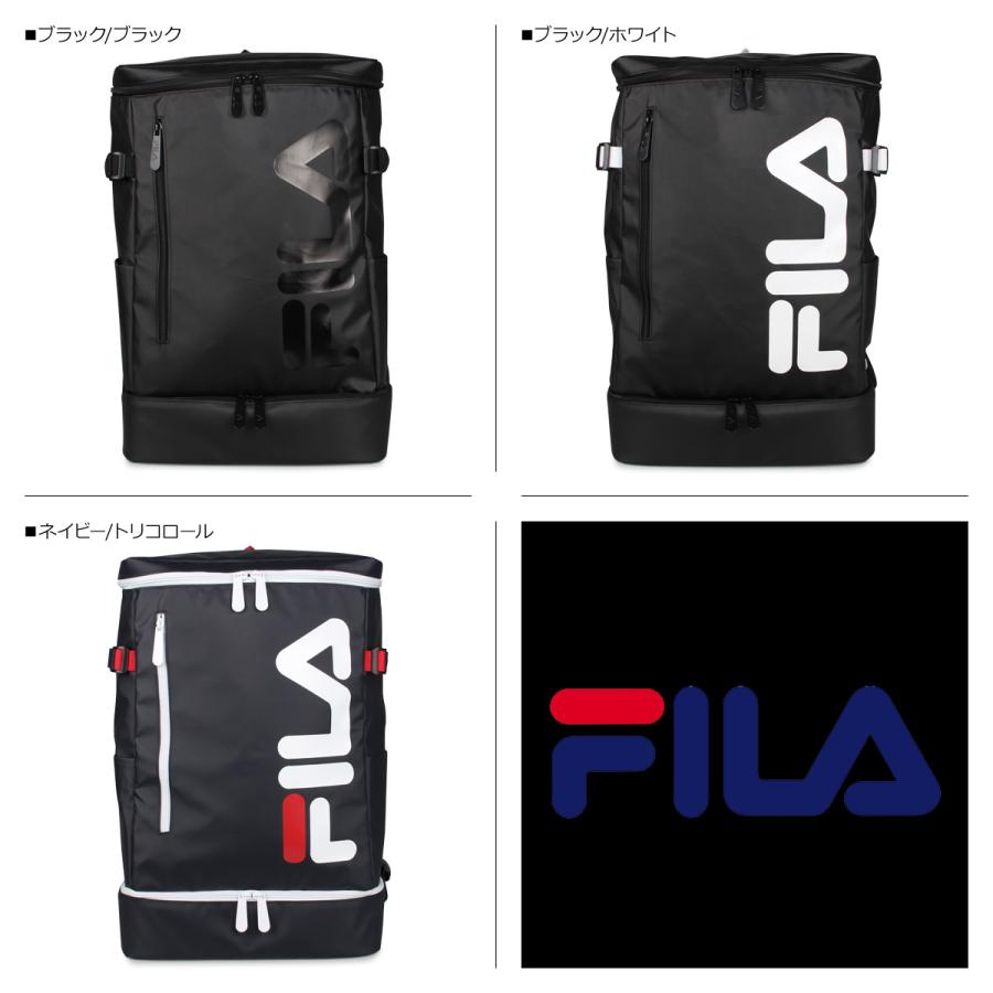 FILA フィラ リュック バッグ バックパック メンズ レディース 29L BAG PACK ブラック ネイビー 黒 7581｜sugaronlineshop｜04