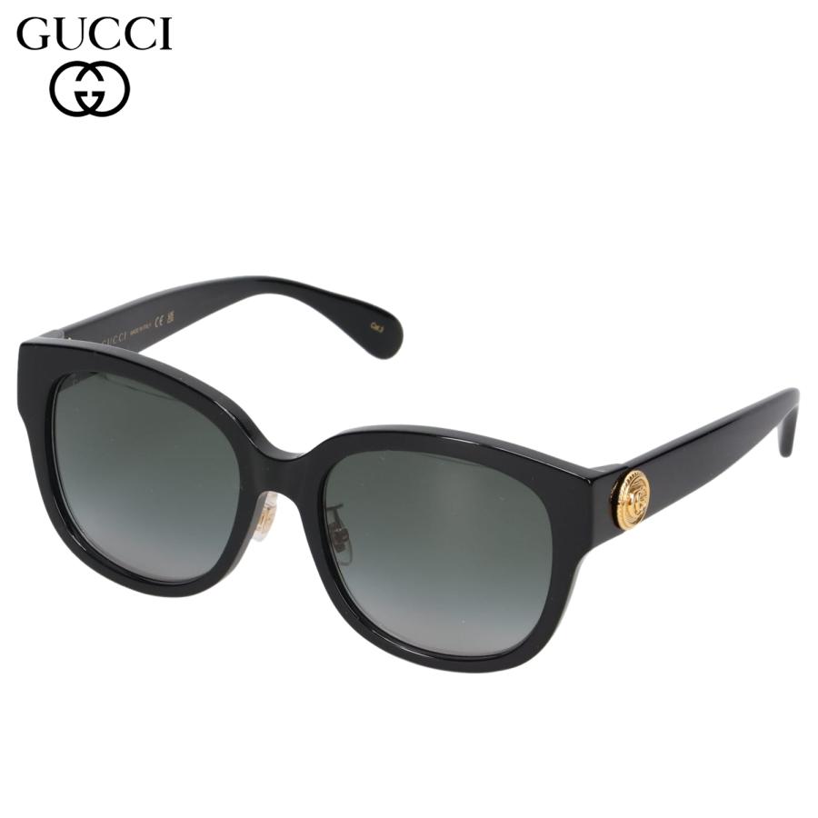 美品✨グッチ サングラス アイウェア GG1409SK ブラック GUCCI（グッチ） サングラス メンズ レディース アジアンフィット UV