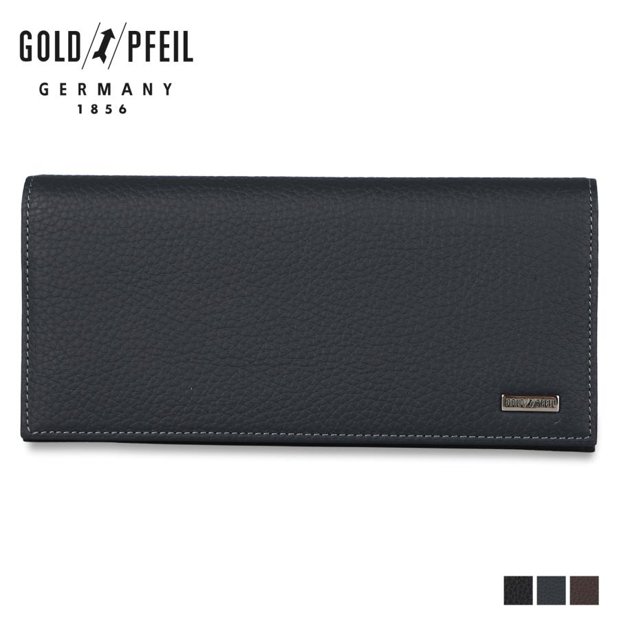 未使用 GOLD PFEIL GP24118 長財布 本革 箱付 GOLD PFEIL（ゴールドファイル） 長財布 メンズ 本革 SUPERIOR LONG