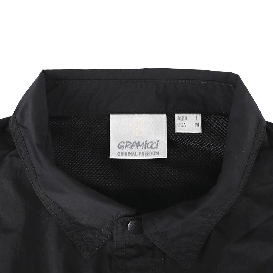 GRAMICCI スタンスシャツ 黒 M 新品 Gramicci（グラミチ） シャツ 長袖 ボタンシャツ メンズ ナイロン