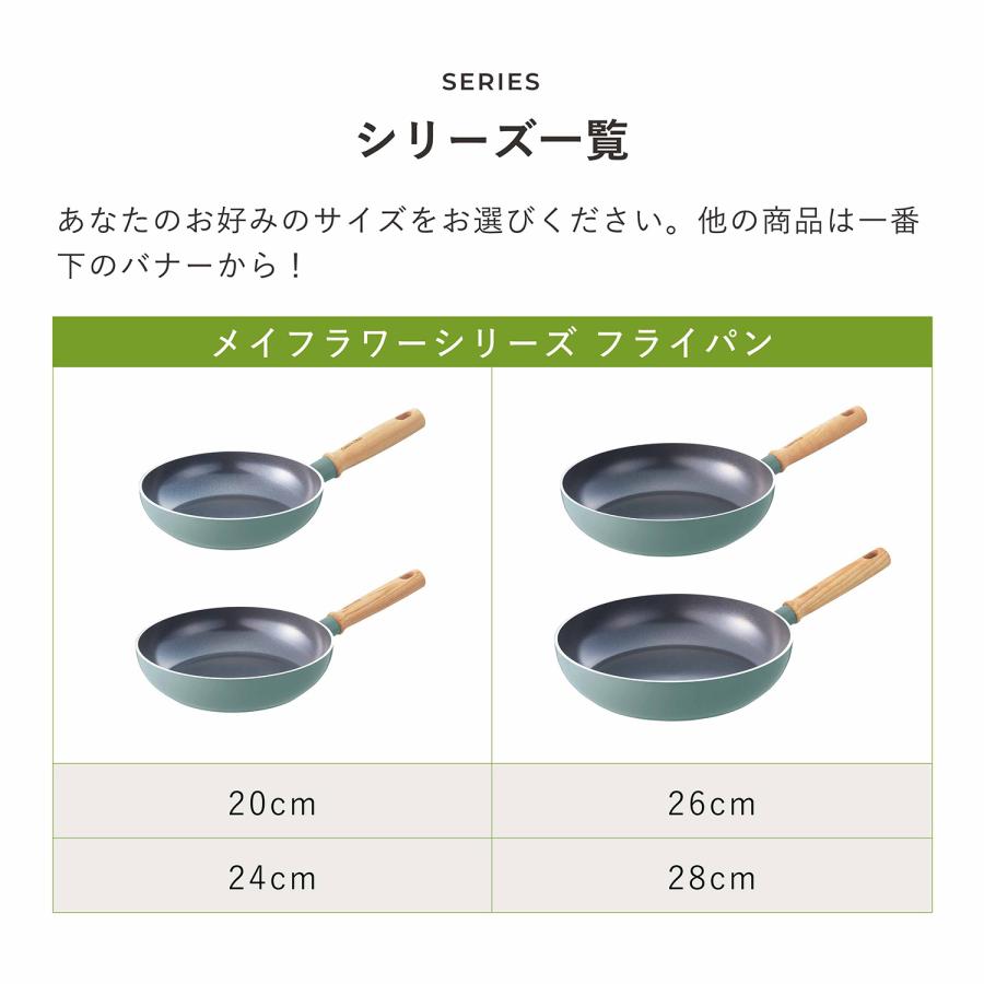 GREENPAN グリーンパン 卵焼き器 フライパン エッグパン メイフラワー IH ガス対応 MAY FLOWER CC001901-001｜sugaronlineshop｜14