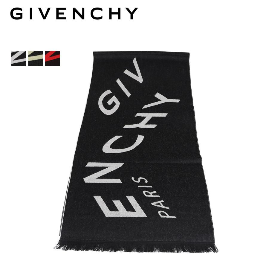 GIVENCHY マフラー 【レッド】 GIVENCHY ジバンシィ マフラー メンズ レディース ブラック