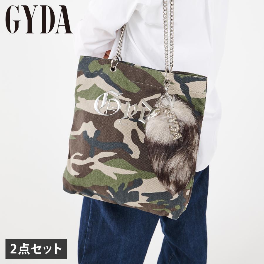 GYDA（ジェイダ） バッグ トートバッグ ファーチャーム 2点セット 