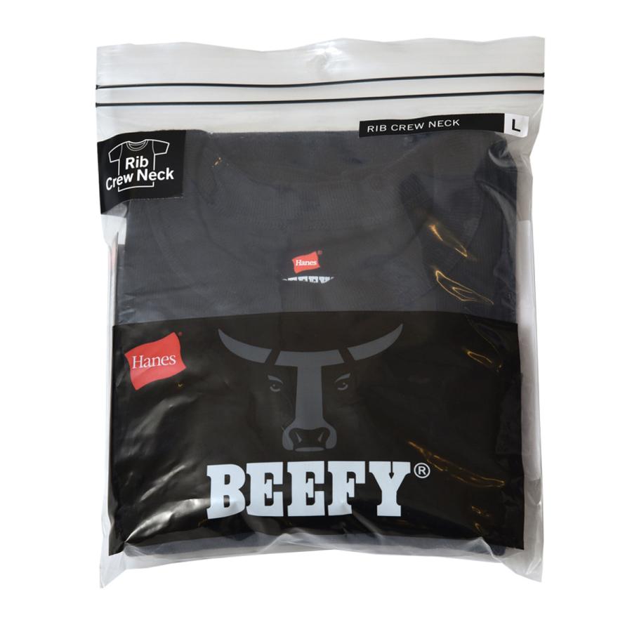 Hanes ヘインズ Tシャツ ビーフィー 半袖 メンズ クルーネック BEEFY-T ブラック ホワイト グレー 黒 白 HM1-R103｜sugaronlineshop｜09