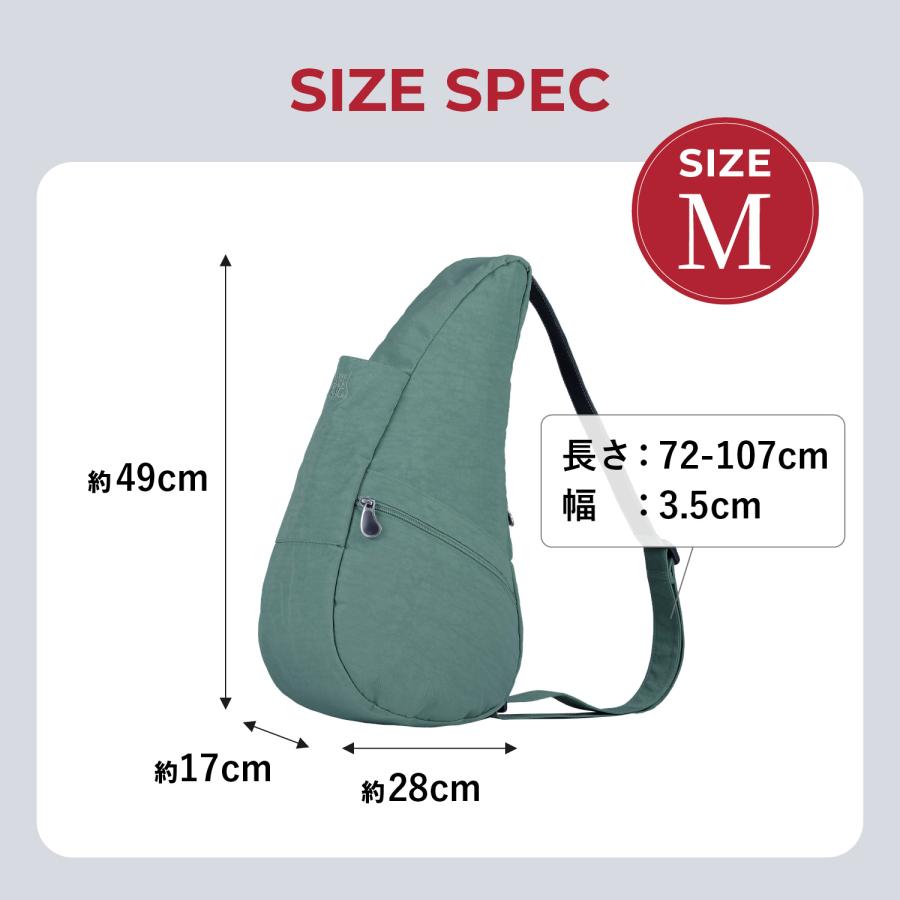 Healthy Back Bag ヘルシーバックバッグ スリングバッグ ボディバッグ ショルダー メンズ レディース 9L 斜めがけ 軽量 撥水 大容量 丈夫 M 6304 爆買の画像