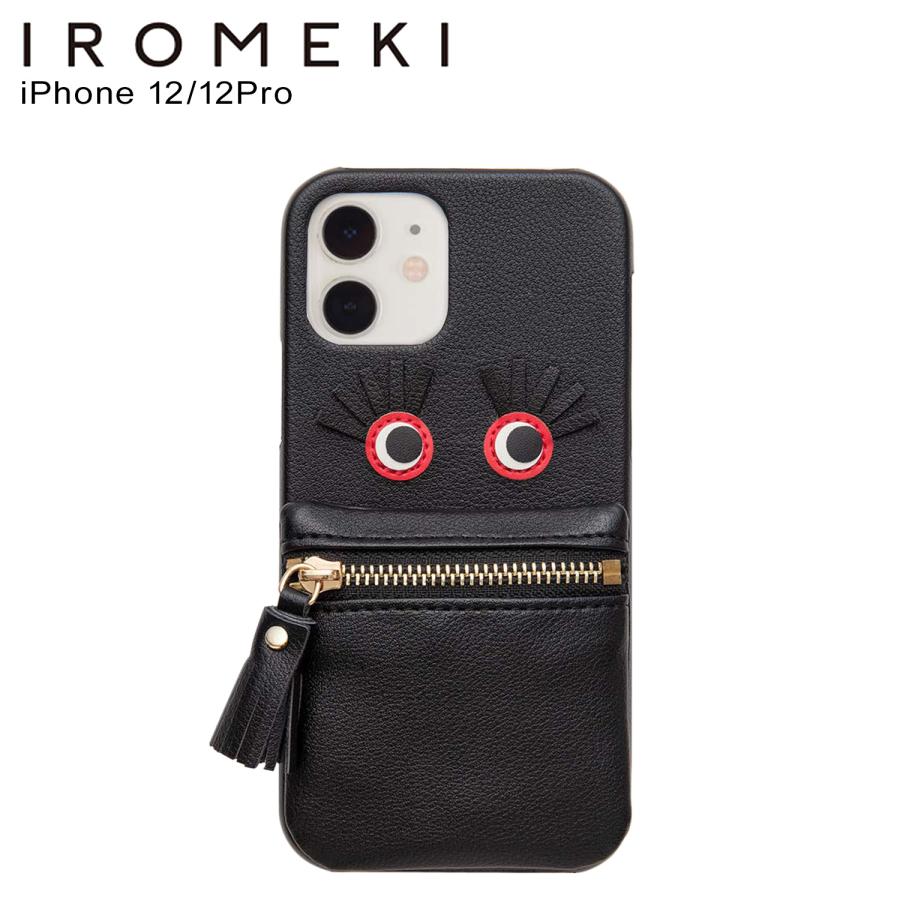 IROMEKI イロメキ iPhone12 12 Pro ケース スマホケース 携帯 アイフォン フォロー ユー レディースFOLLOW YOU ブラック 黒 IRO-CSIP12-2FYBK