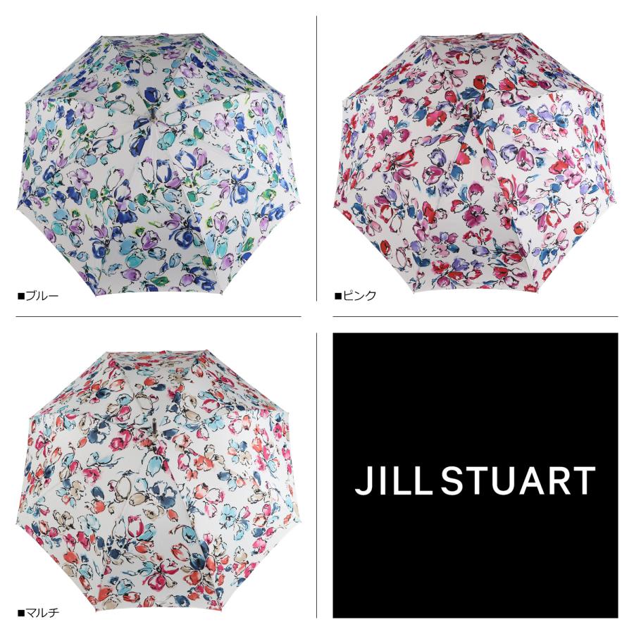 JILLSTUART ジルスチュアート 長傘 雨傘 ジャンプ傘 レディース 60cm 軽量 ブルー ピンク マルチ 1JI11042 母の日｜sugaronlineshop｜05