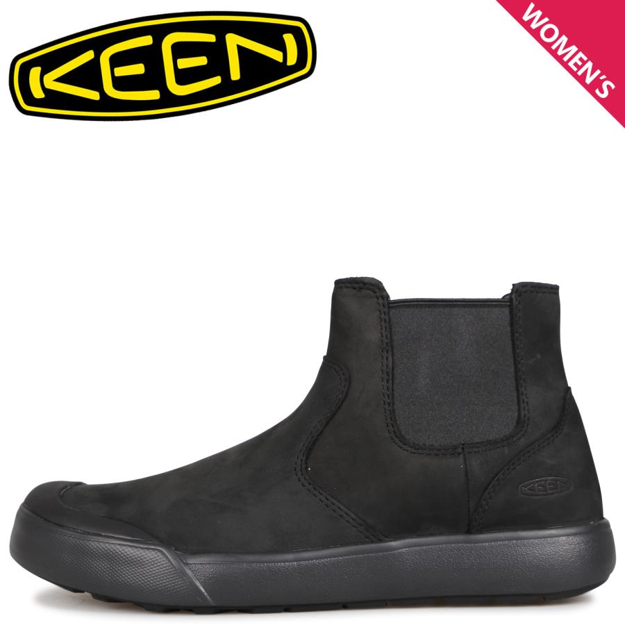 KEEN（キーン） ブーツ エレナ レディース ELENA チェルシー ブラック