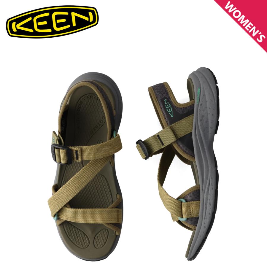 KEEN サンダル カーキ 26.5 KEEN（キーン） スポーツサンダル レイキ オープントウ レディース