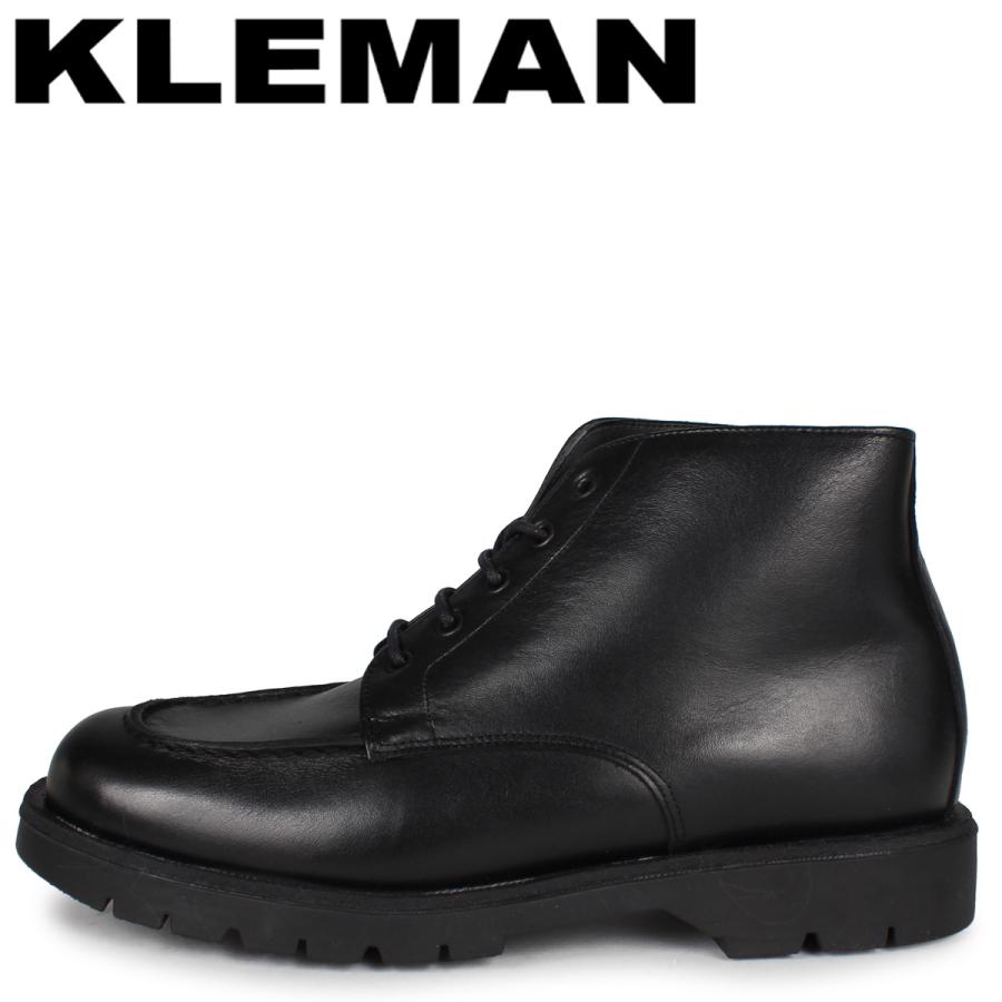 KLEMAN クレマン アンクルブーツ メンズ 厚底 OXAL KP ブラック 黒  