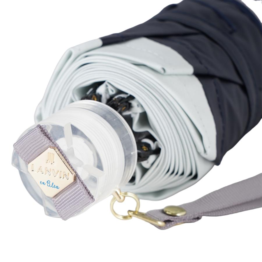 LANVIN en Bleu ランバンオンブルー 日傘 折りたたみ 晴雨兼用
